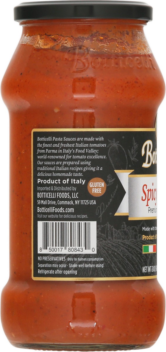 slide 6 of 13, Botticelli Spicy Vodka Sauce, 24 oz