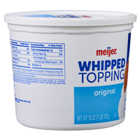 slide 13 of 29, Meijer Whipped Topping, 16 oz