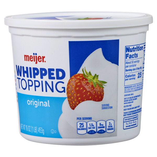 slide 15 of 29, Meijer Whipped Topping, 16 oz