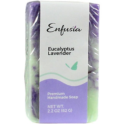 slide 1 of 1, Enfusia Handmade Soap Bar Eucalyptus Lavender, 2.2 oz