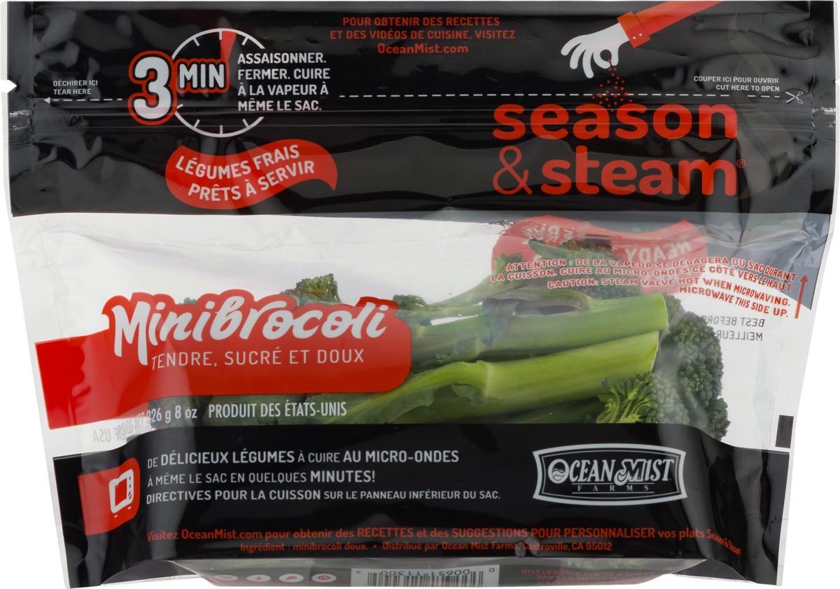 slide 9 of 9, Ocean Mist Farms Season & Steam Sweet Baby Broccoli, 8 oz