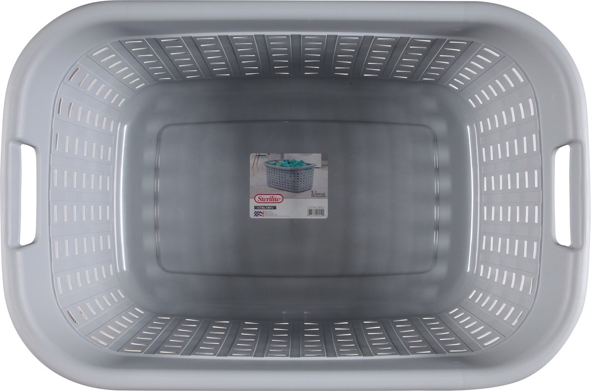 slide 5 of 9, Sterilite Cement Weave Laundry Basket 1 ea, 1 ct