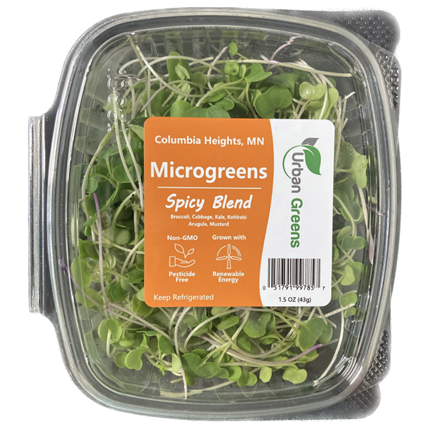 slide 1 of 1, Urban Greens Microgreens Spicy Blend, 