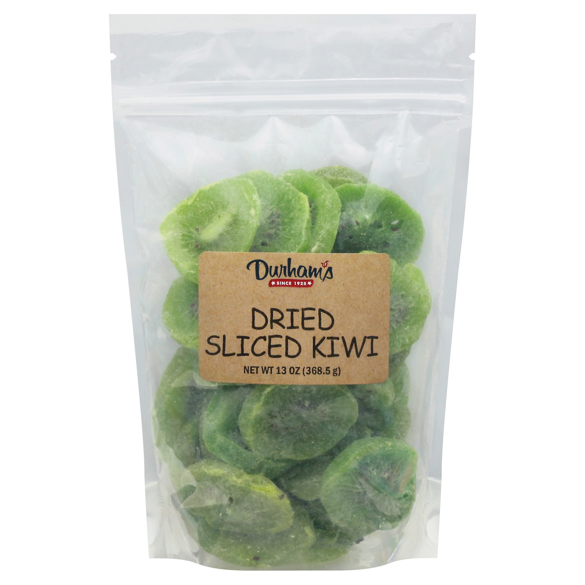 slide 1 of 1, Durham's Crest Fresh Market Dried Fruit Kiwi Bag, 13 oz