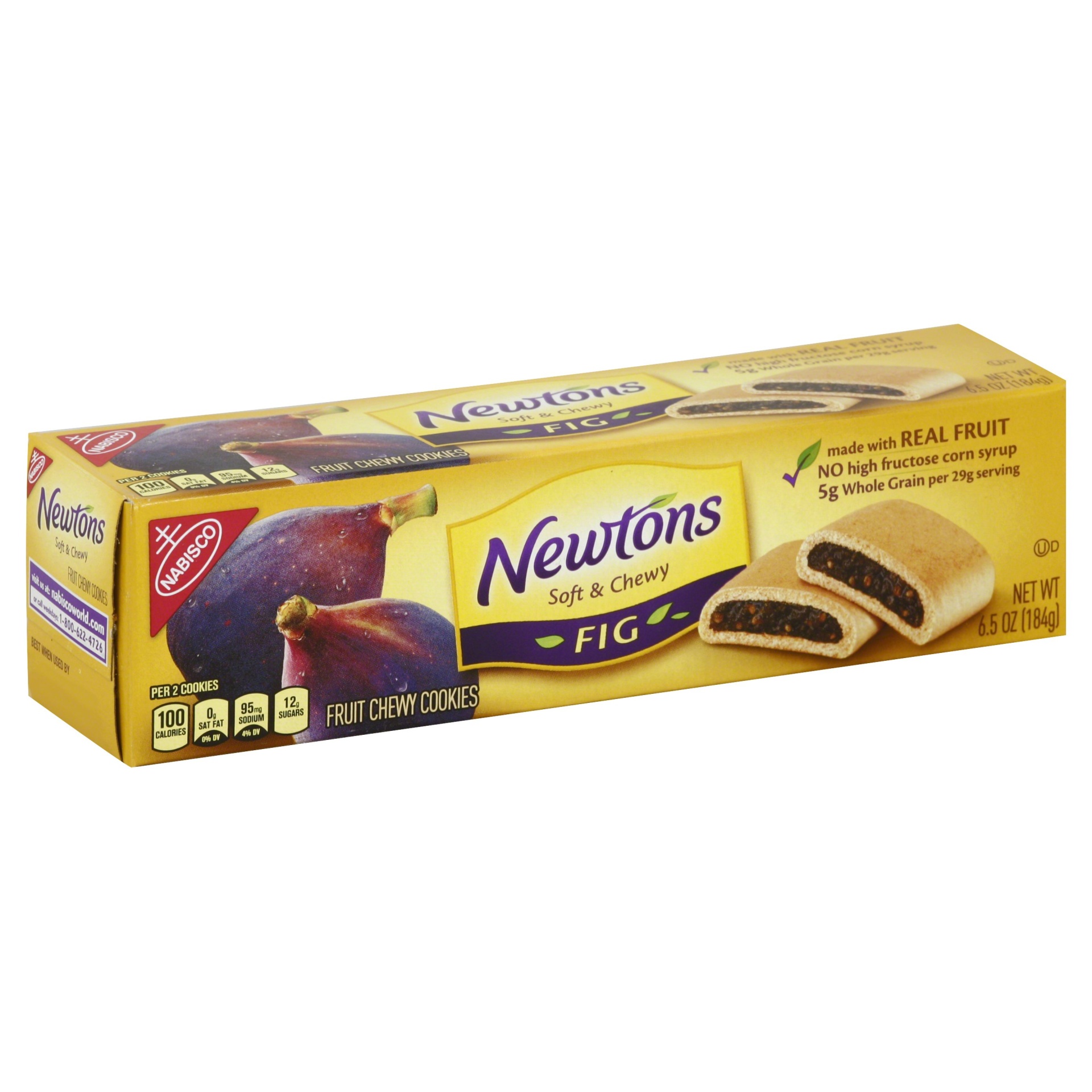 slide 1 of 9, Newtons Soft & Fruit Chewy Fig Cookies, 6.5 oz, 6.5 oz