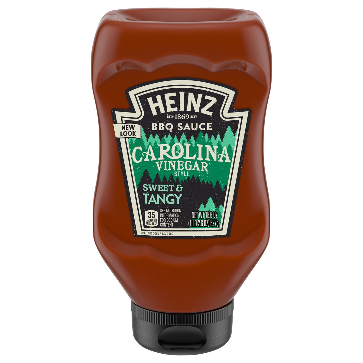 slide 10 of 14, Heinz Carolina Vinegar Style Sweet & Tangy Barbecue BBQ Sauce, 18.6 oz Bottle, 18.6 oz