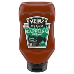 Heinz Carolina Vinegar Style BBQ Sauce, 18.6 oz Bottle