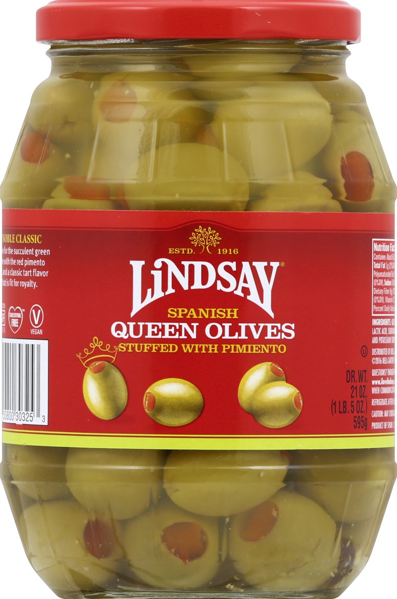 slide 6 of 7, Lindsay Pimiento Queen Olives 21 oz, 21 oz