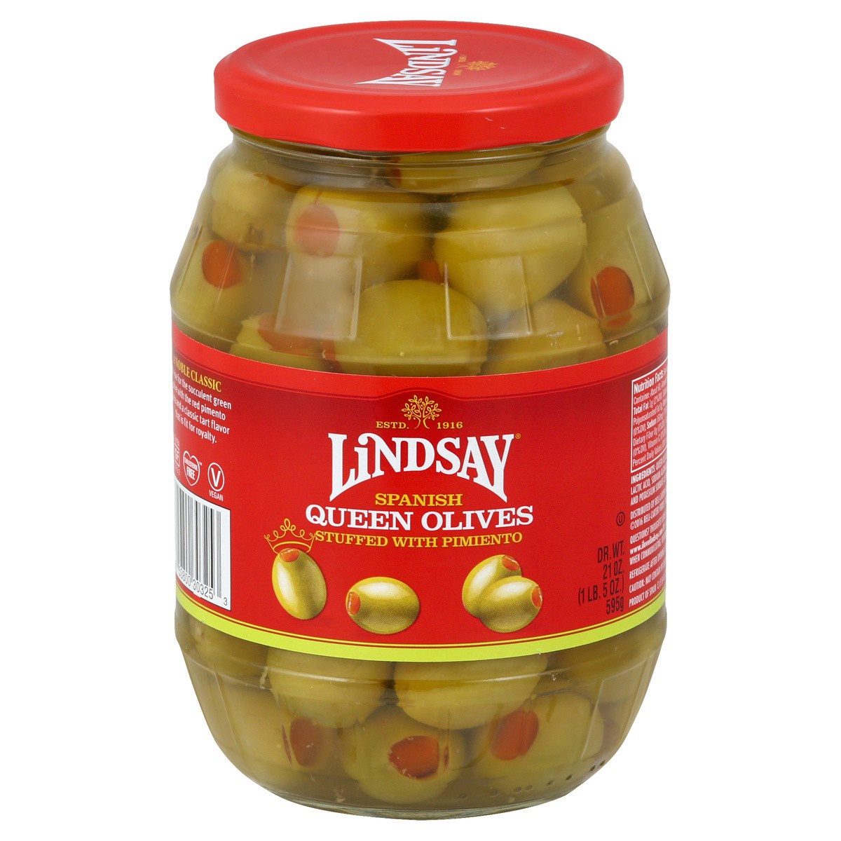 slide 1 of 7, Lindsay Pimiento Queen Olives 21 oz, 21 oz