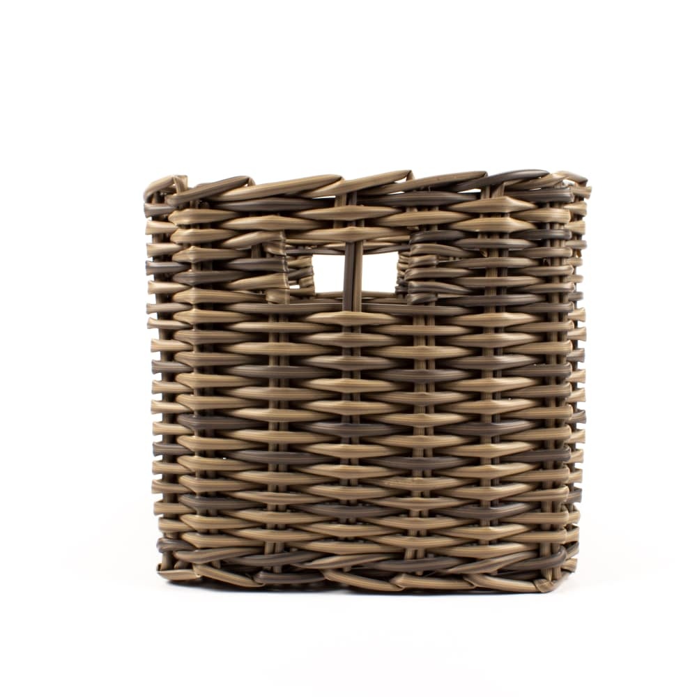 slide 1 of 1, HD Designs Large Rectangle Plastic Basket - Natural, 1 ct