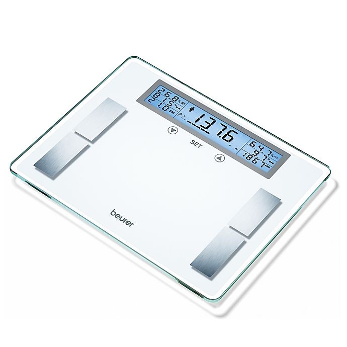 slide 1 of 1, beurer Glass Body Analysis Bathroom Scale, 1 ct