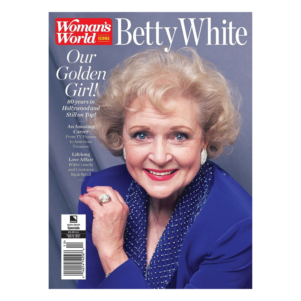 slide 1 of 1, Woman's World Magazine, Betty White, May 2021, 1 ct