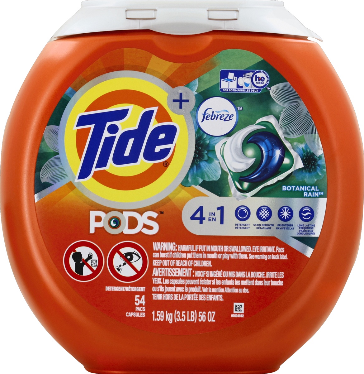 slide 2 of 3, Tide Detergent 54 ea, 54 ct