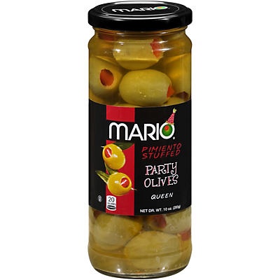 slide 1 of 1, Mario Qu Colossal Stuffed Pimento Olives, 10 oz