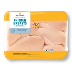 Giant Eagle Chicken Breast, Boneless & Skinless