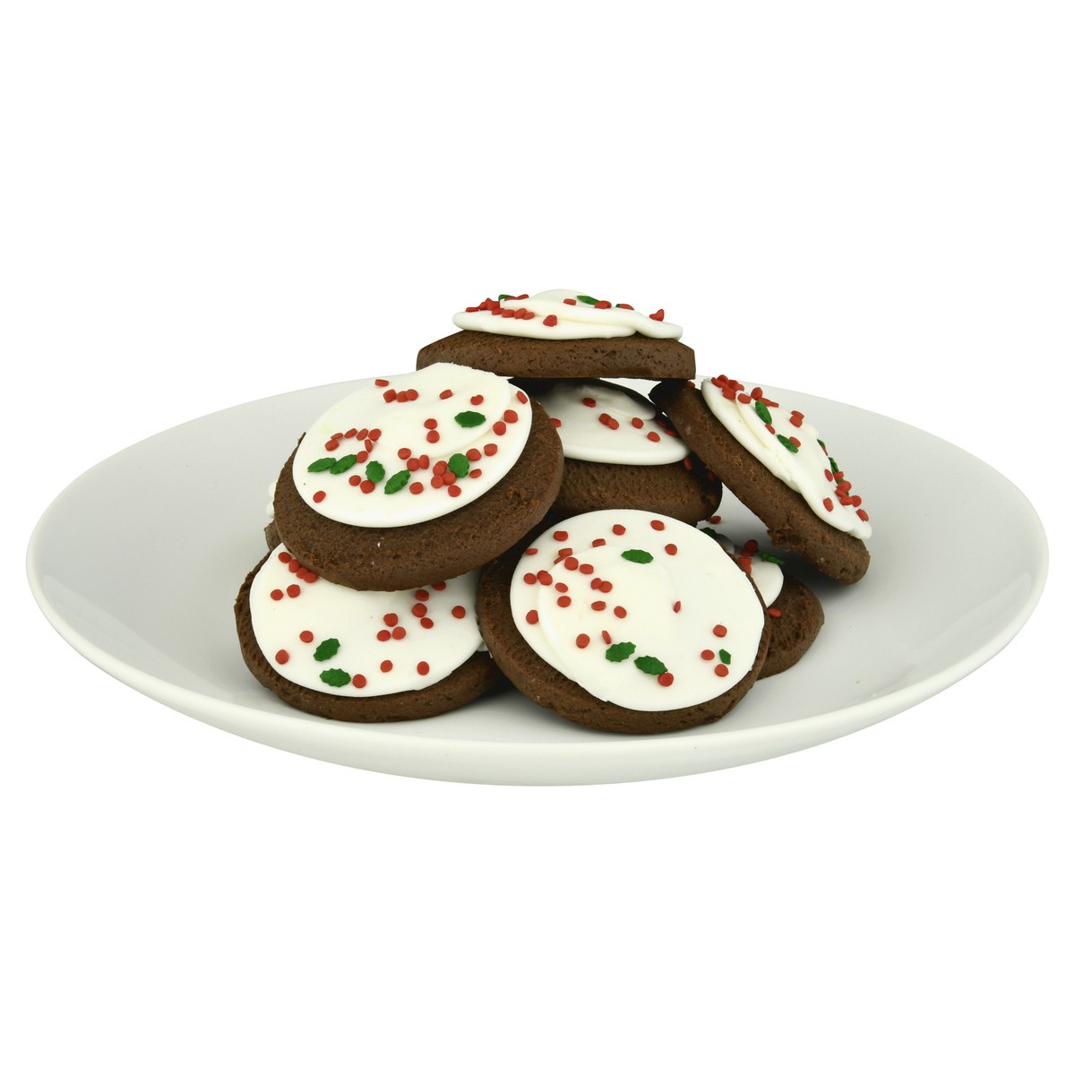 slide 5 of 10, Lofthouse White Iced Holiday Choc Cookies, 13.5 oz