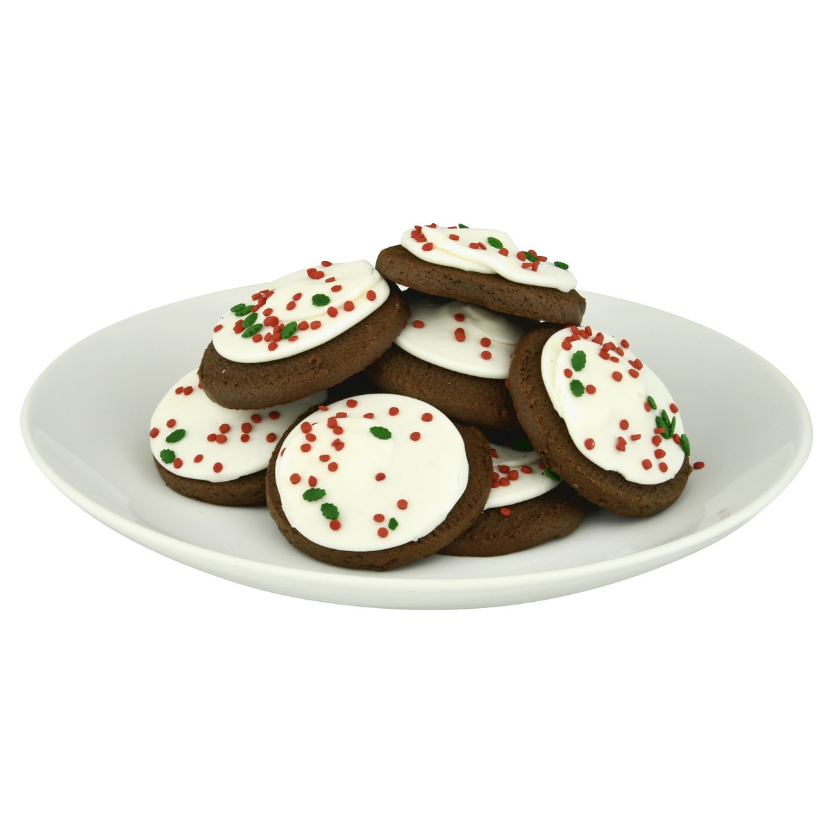 slide 8 of 10, Lofthouse White Iced Holiday Choc Cookies, 13.5 oz