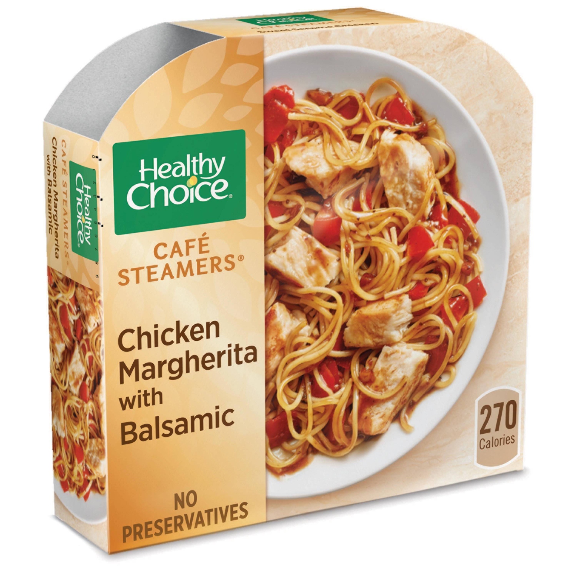 slide 1 of 3, Healthy Choice Cafe Steamers Chicken Margherita with Balsamic, 9.5 oz