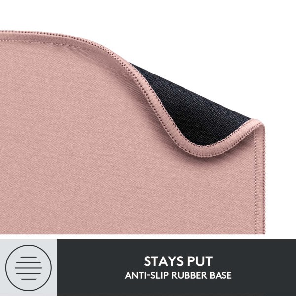 slide 3 of 8, Logitech Studio Series Mouse Pad in Dark Rose, 1 ct
