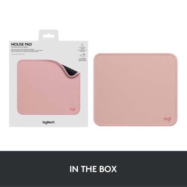 slide 2 of 8, Logitech Studio Series Mouse Pad in Dark Rose, 1 ct