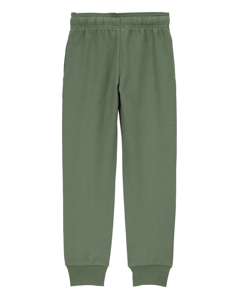 slide 3 of 3, Carter's Carters Kid Pull-On Drawstring Joggers - Green Green 5, 1 ct
