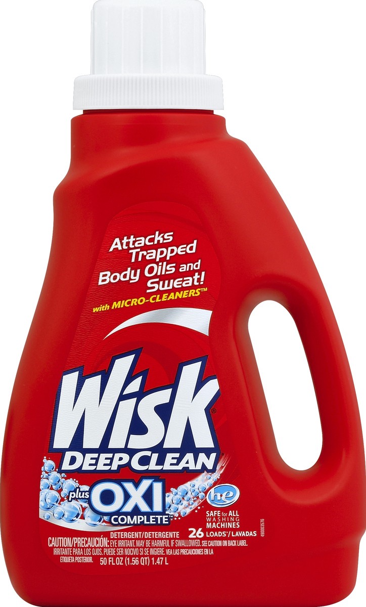 slide 2 of 2, Wisk Detergent 50 oz, 50 oz