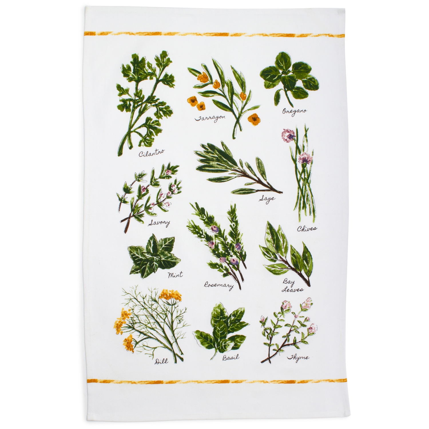slide 1 of 1, Sur La Table Varietal Herbs Kitchen Towel, 28 in x 20 in