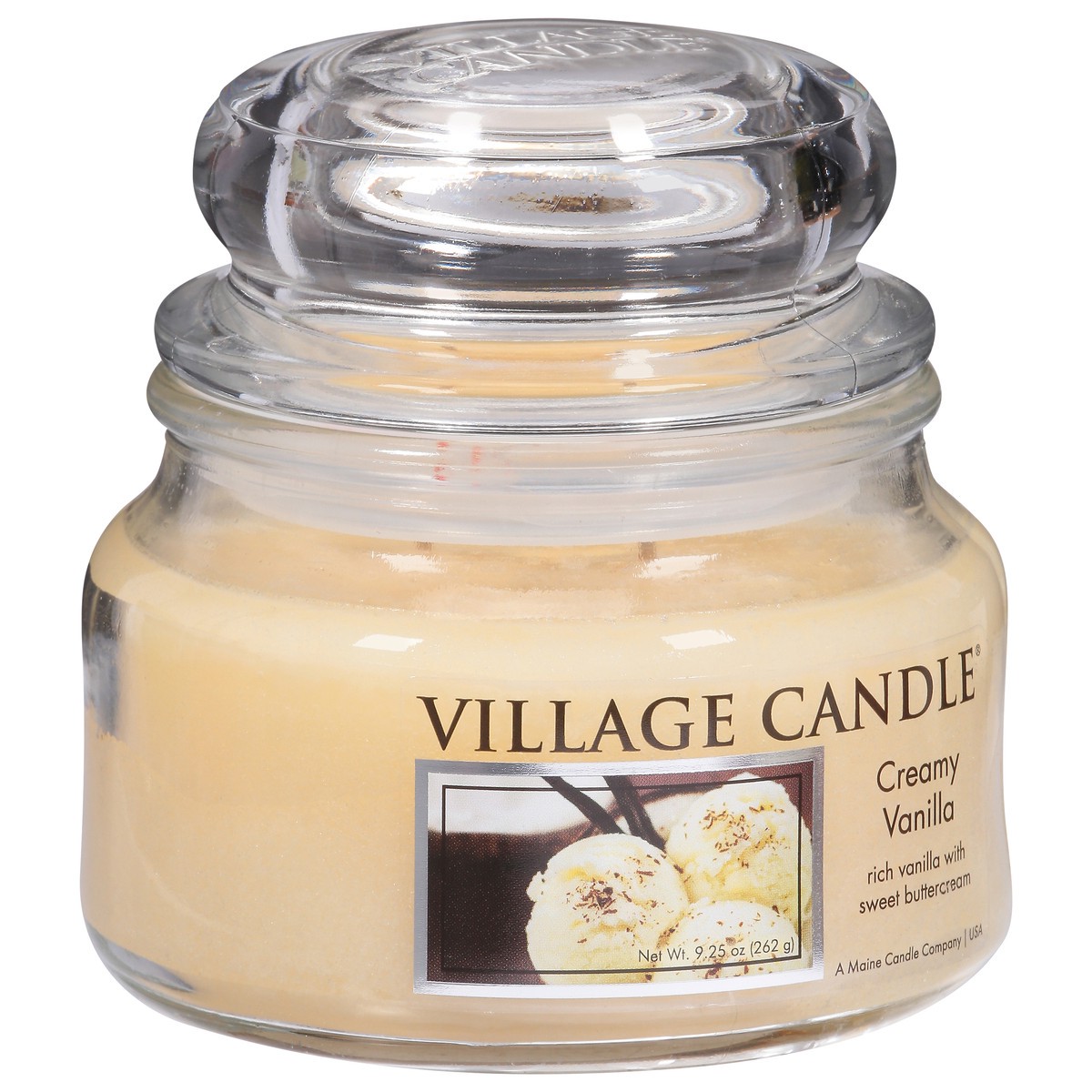 slide 5 of 9, Village Candle Creamy Vanilla Jar Candle, 11 oz