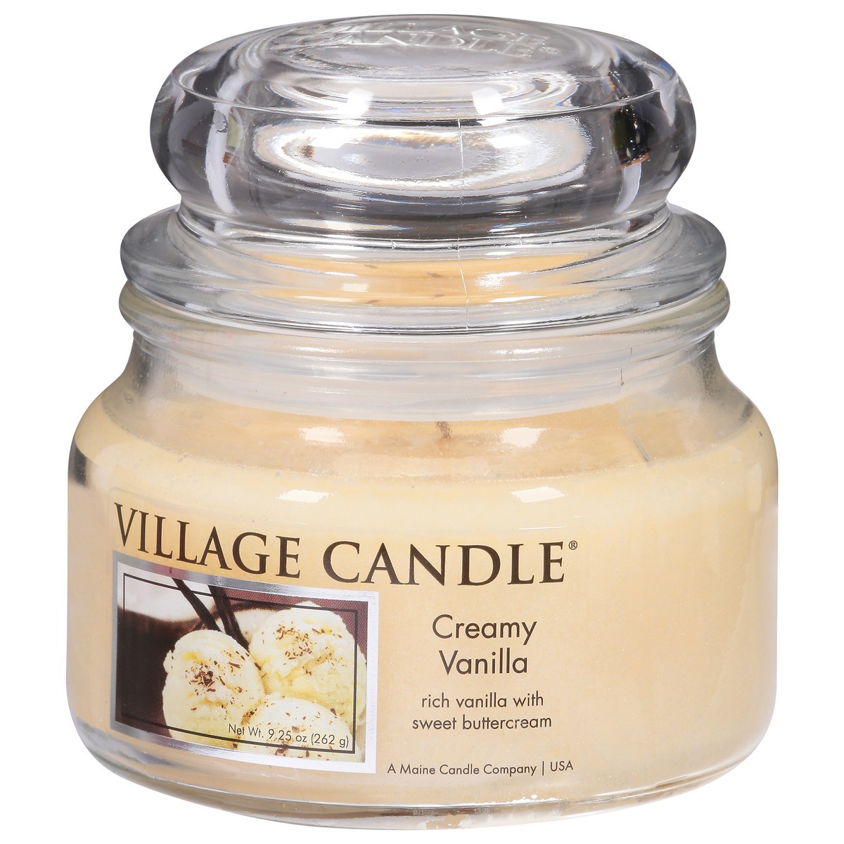 slide 8 of 9, Village Candle Creamy Vanilla Jar Candle, 11 oz