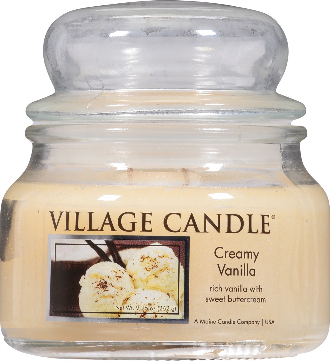 slide 9 of 9, Village Candle Creamy Vanilla Jar Candle, 11 oz