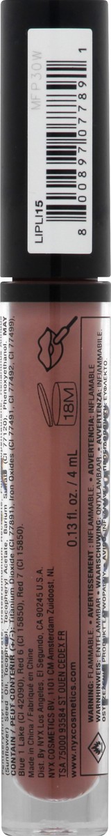 slide 4 of 9, NYX Professional Makeup Liquid Lipstick 0.13 oz, 0.13 fl oz