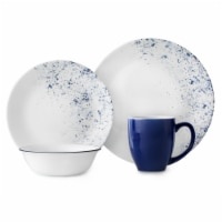 slide 1 of 1, Corelle Vive Indigo Speckle Dinnerware Set - White/Blue, 16 ct