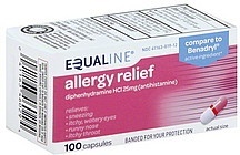 slide 1 of 1, Equaline Allergy Relief, 100 ct