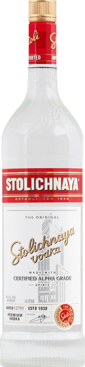 slide 2 of 7, Stoli Vodka, 1 liter