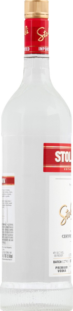 slide 7 of 7, Stoli Vodka, 1 liter
