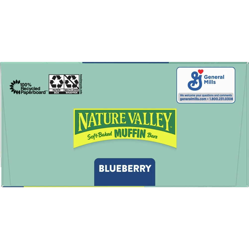 slide 13 of 19, Nature Valley Soft-Baked Muffin Bars, Blueberry, Snack Bars, 10 Bars, 12.4 OZ, 10 ct