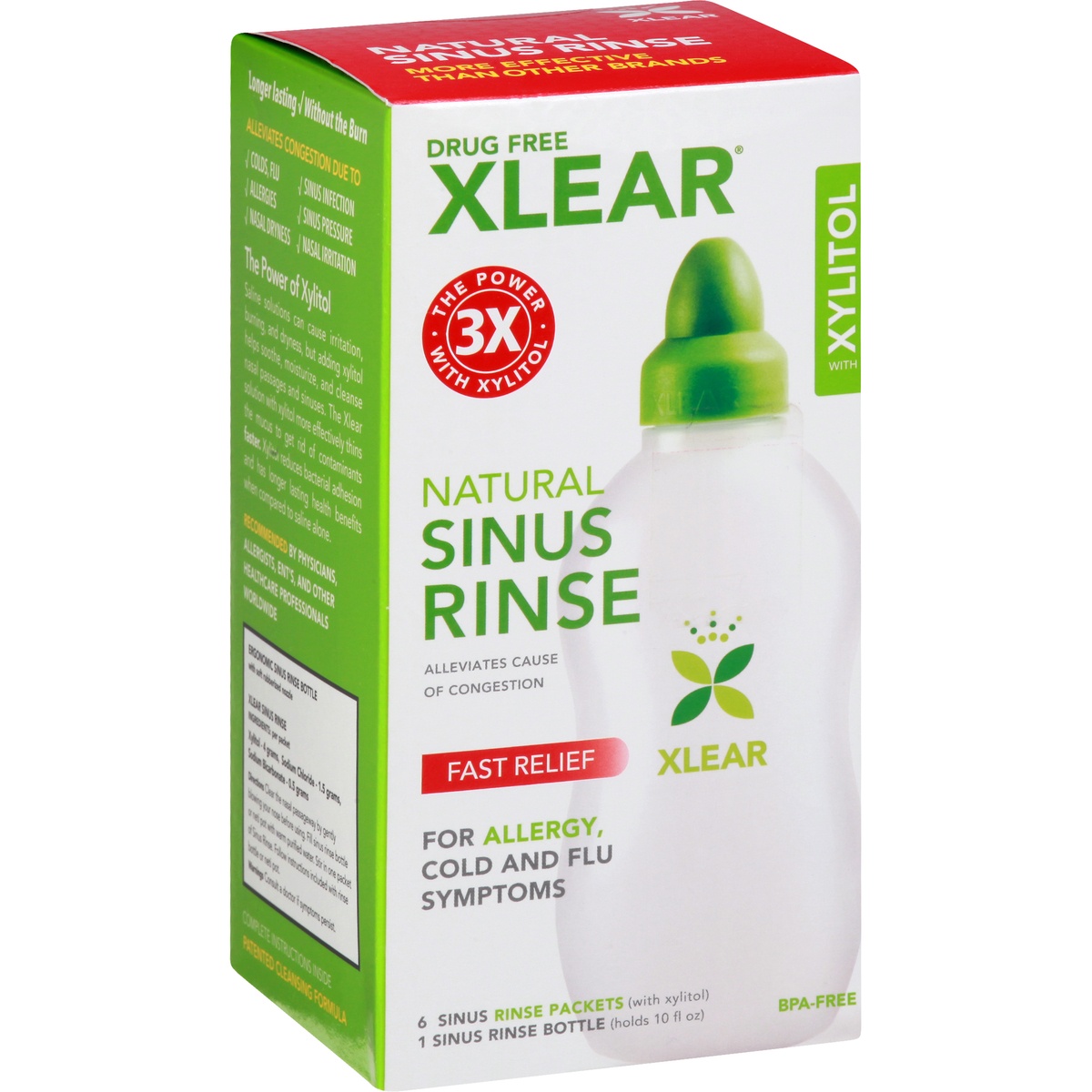 slide 2 of 9, Xlear Sinus Rinse Kit, 1.5 oz