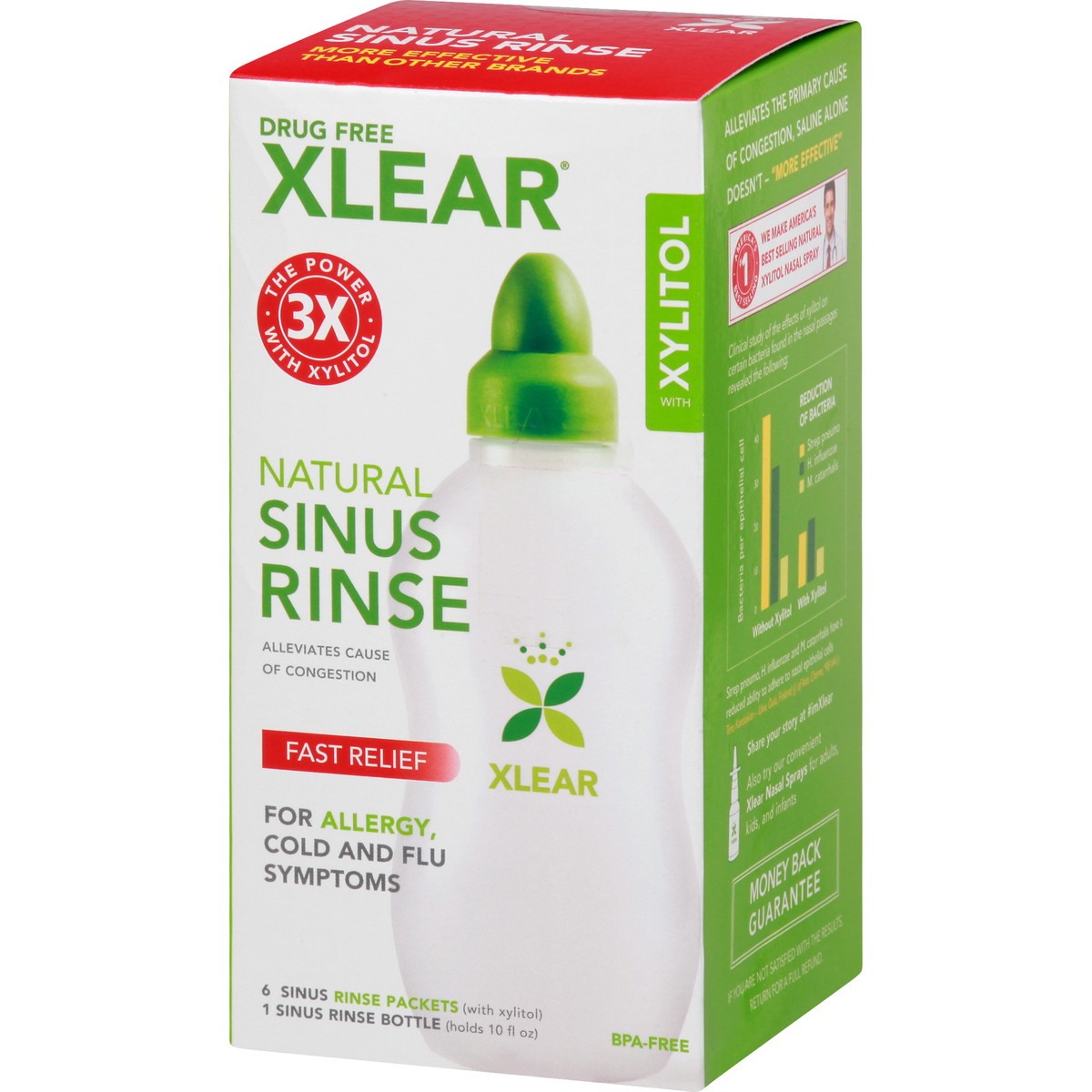 slide 3 of 9, Xlear Sinus Care Rinse 1kit, 1 ct
