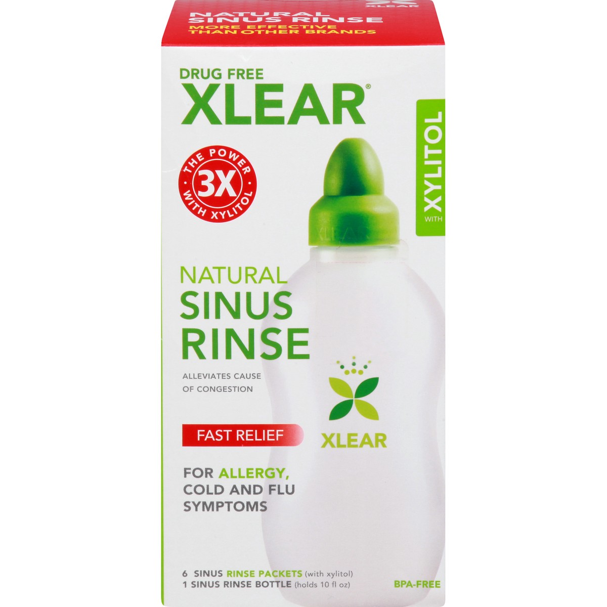 slide 1 of 9, Xlear Sinus Care Rinse 1kit, 1 ct