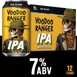 Voodoo Ranger IPA Beer, 12 Pack, 12 fl oz Cans