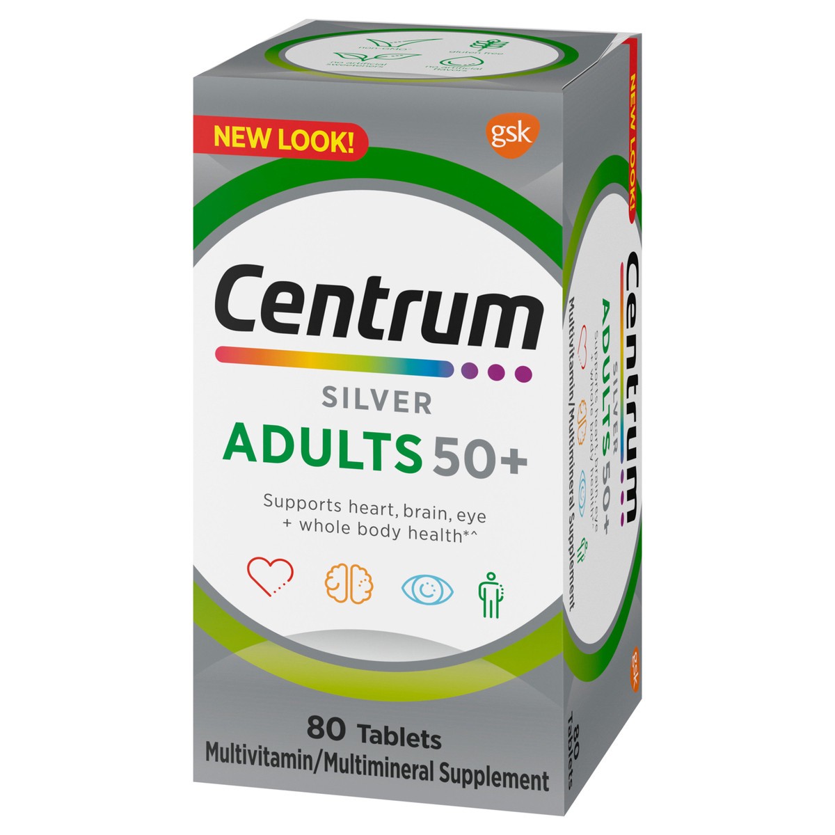 slide 7 of 9, Centrum Silver Adult, 80 ct