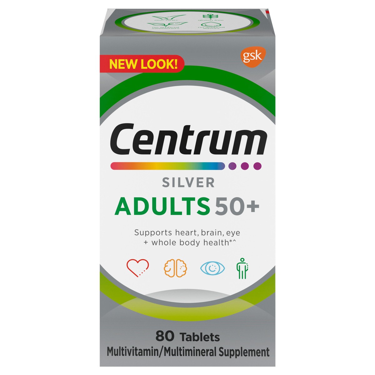 slide 1 of 9, Centrum Silver Adult, 80 ct