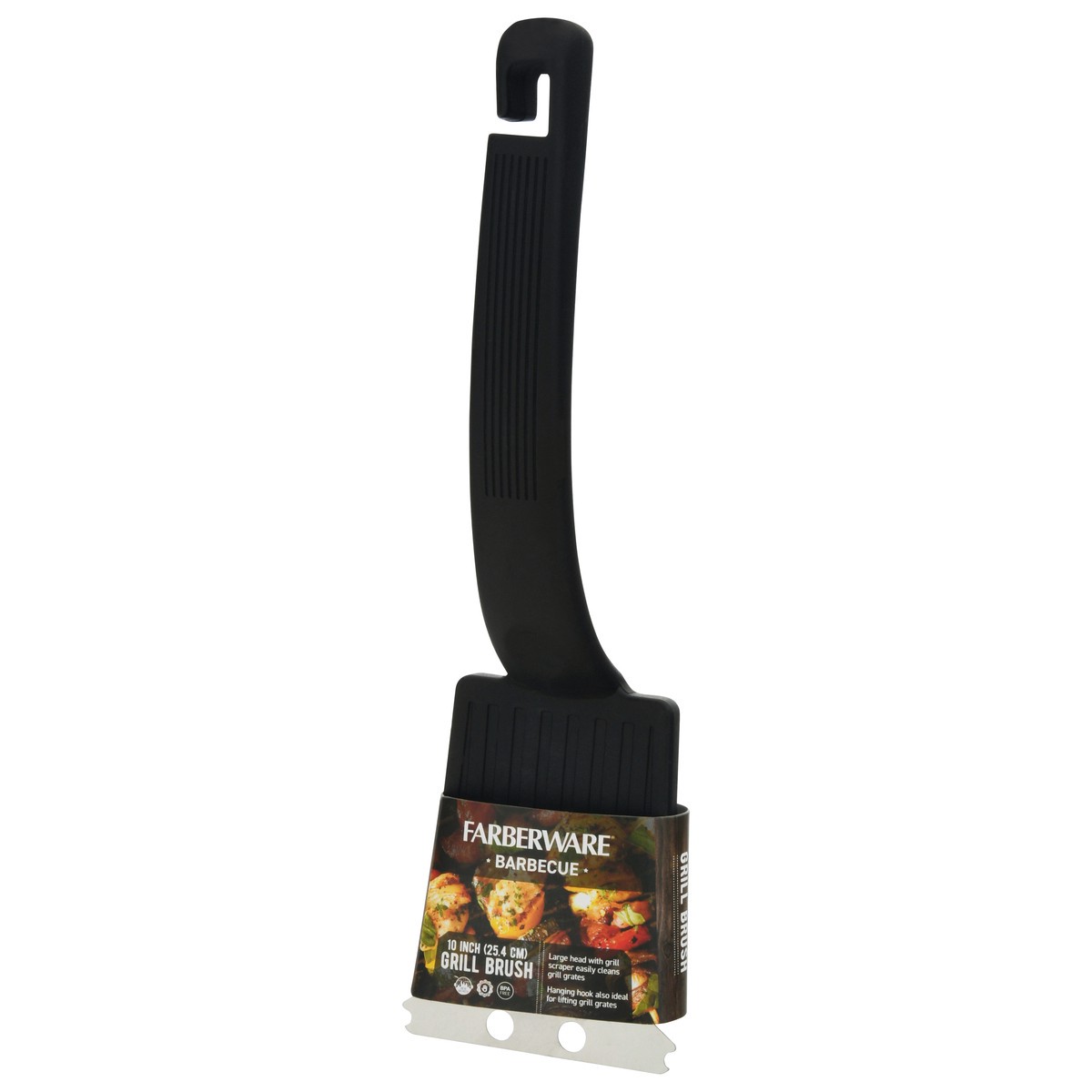 slide 6 of 9, Farberware BBQ Grill Brush 10 inch, 1 ct