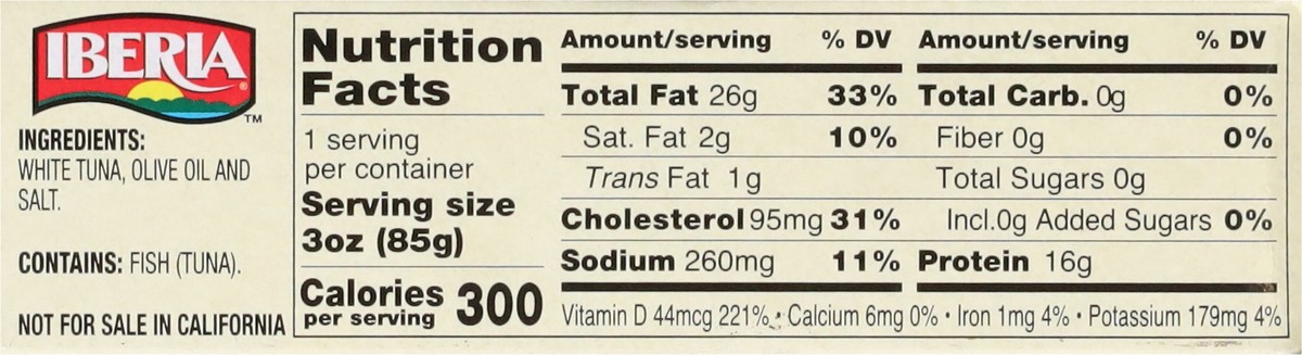 slide 11 of 13, Iberia White Meat Tuna in Olive Oil 4 oz, 4 oz