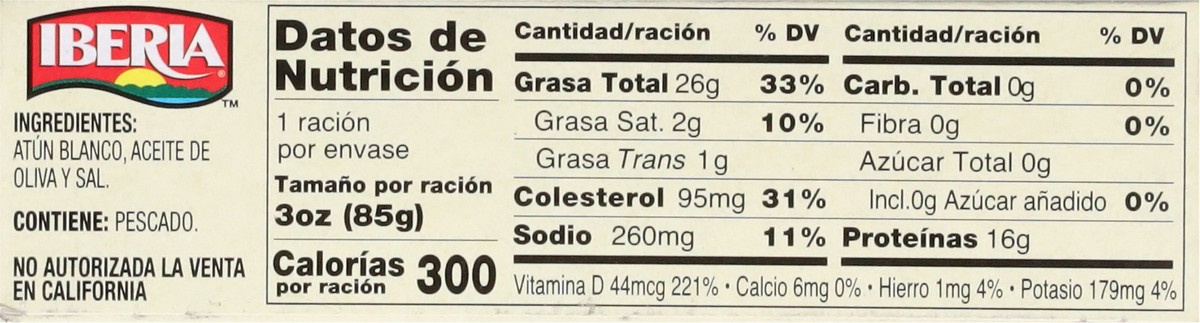 slide 3 of 13, Iberia White Meat Tuna in Olive Oil 4 oz, 4 oz