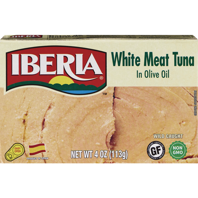 slide 1 of 1, Iberia White Meat Tuna In Olive Oil, 4 oz