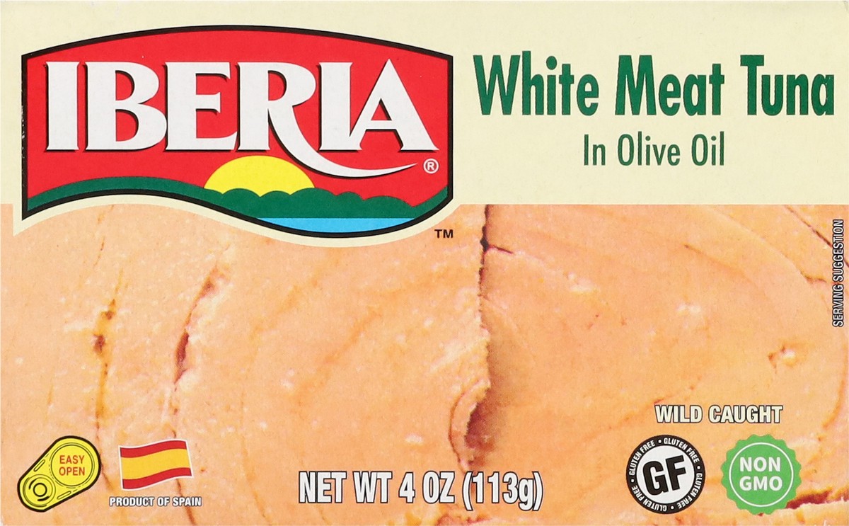 slide 7 of 13, Iberia White Meat Tuna in Olive Oil 4 oz, 4 oz