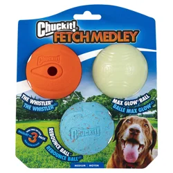 Chuckit! Fetch Medley Ball Set Dog Toys