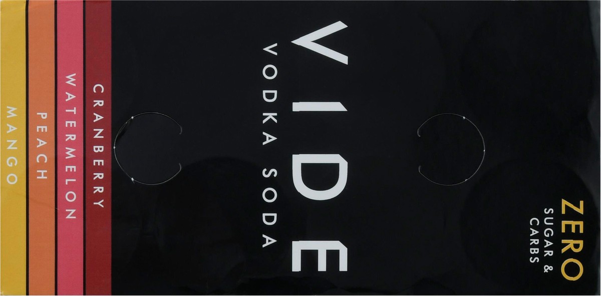 slide 9 of 12, Vide Vodka Soda Cocktail Variety Pack, 8 ct; 12 oz