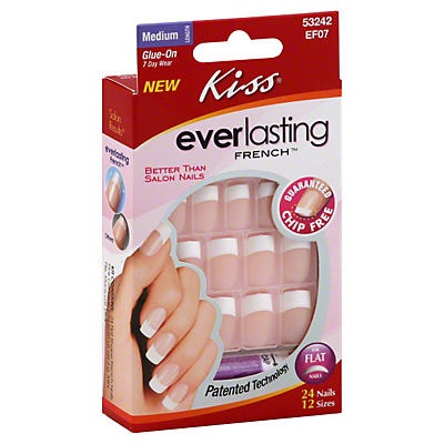 slide 1 of 1, KISS Everlasting French Nails - Perpetual, 1 cnt